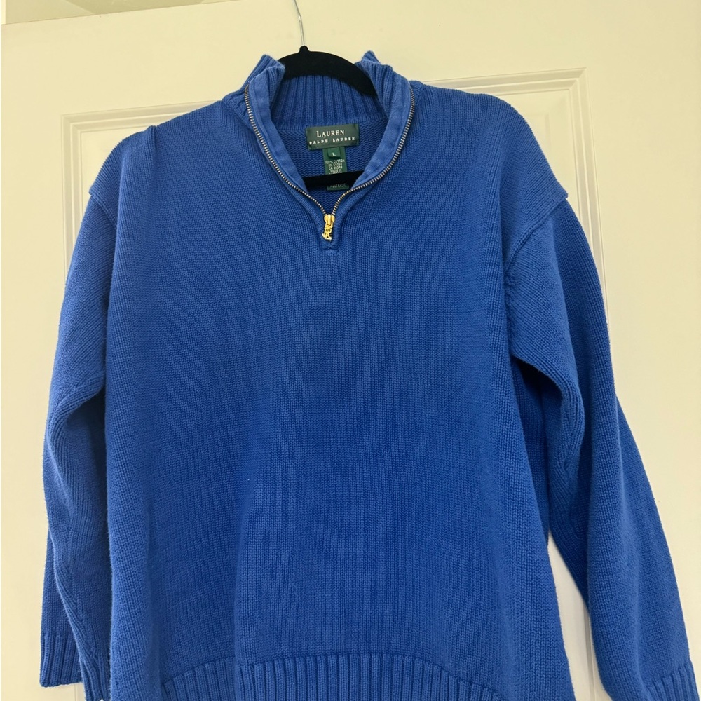 Lauren Ralph Lauren Men's Blue Sweater Size L